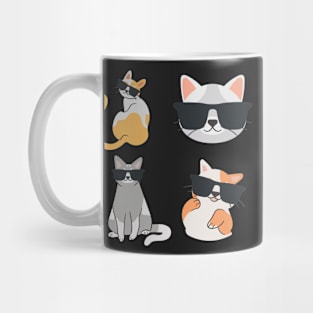 Cat wearing sunglasses Mug